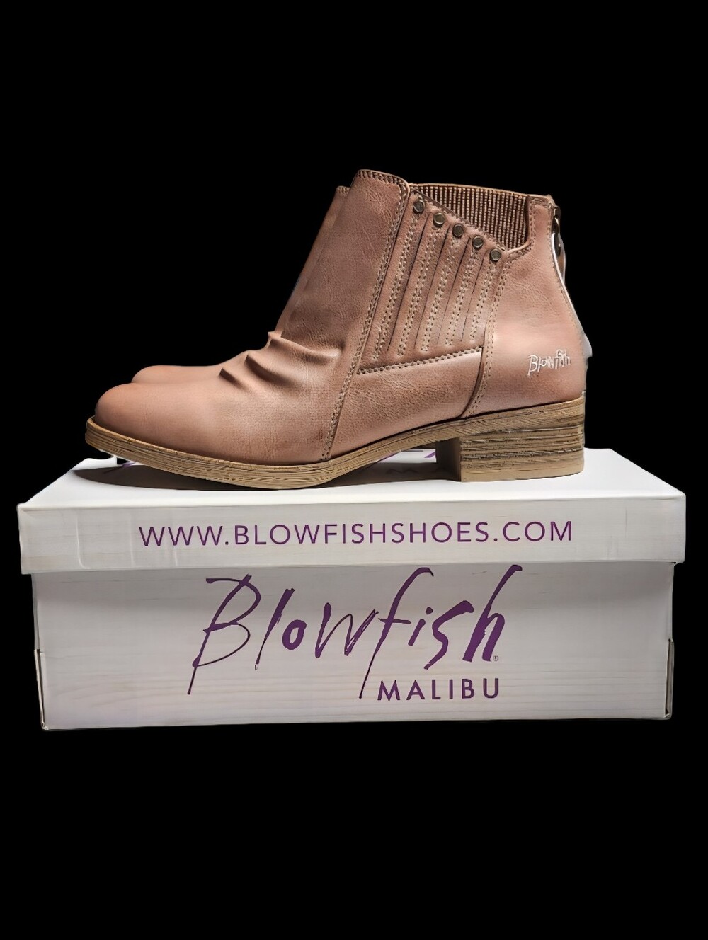 Blowfish Malibu Women's Vada Ankle Boot Brown Size 8M